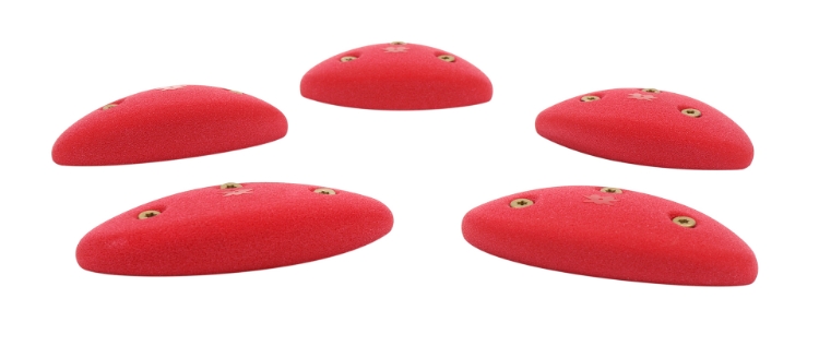 Picture of 5 Medium Steep Wall Oval Crimps Set #2 (Screw-On)