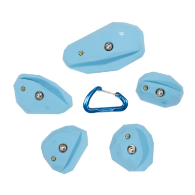 Picture of Dry Tooling 5 Medium Facet Crimps (Steep Wall)