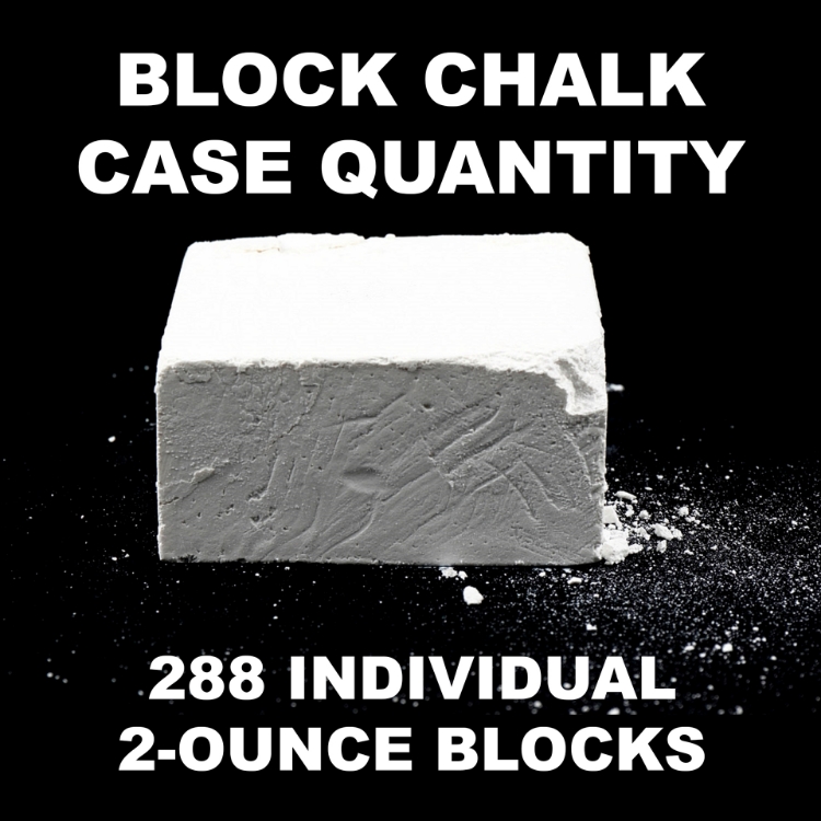 Picture of Full Case of Block Chalk (36 x 1 pound boxes)