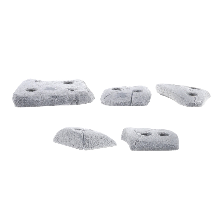 Picture of 5 Small Granite Crimps Set #3 (Screw-On)