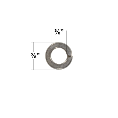 Picture of 3/8" Stainless Steel Split Lock Washer