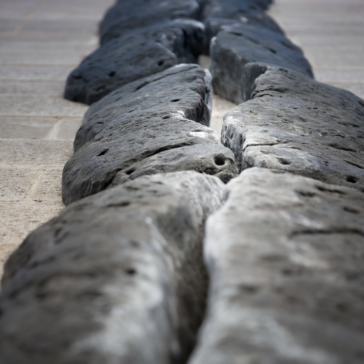 Picture of XXXL Granite Crack Sections A and B (Two Holds)