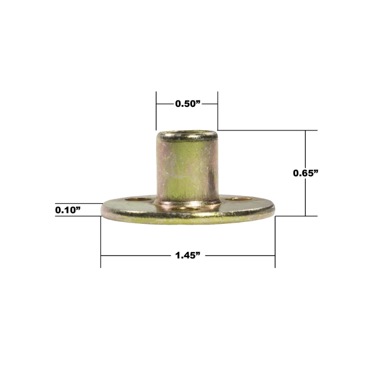 Picture of T-nut INDUSTRIAL Round Base (Zinc)
