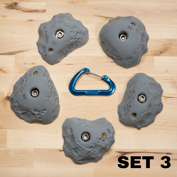 Picture of 5 Medium Limestone Slopers (Sets 1 through 3)