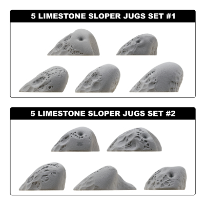 Picture of 5 Limestone Sloper Jugs (Sets 1 through 2)
