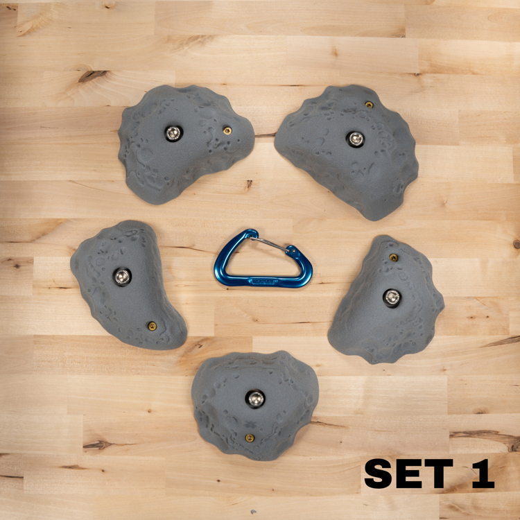 Picture of 5 Large Limestone Slopers (Sets 1 through 3)