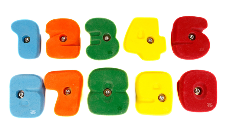 Picture of DOD Full Set Numbers (Bolt-On) BRIGHT TONES #1