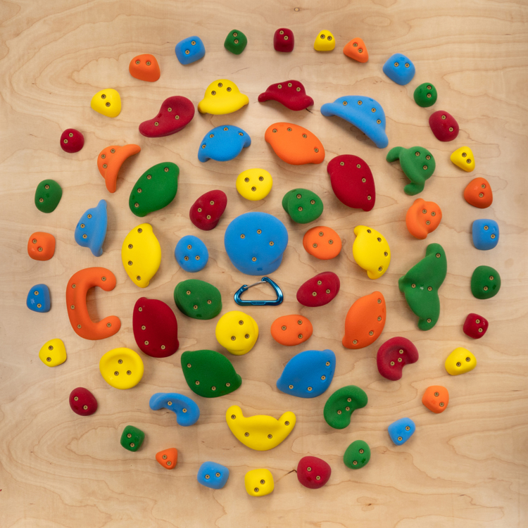 Picture of DOD 65 Pack Set #2 For Ages 7 to 12 (Equips an 8' x 8' wall) (SCREW-ON) - Bright #1